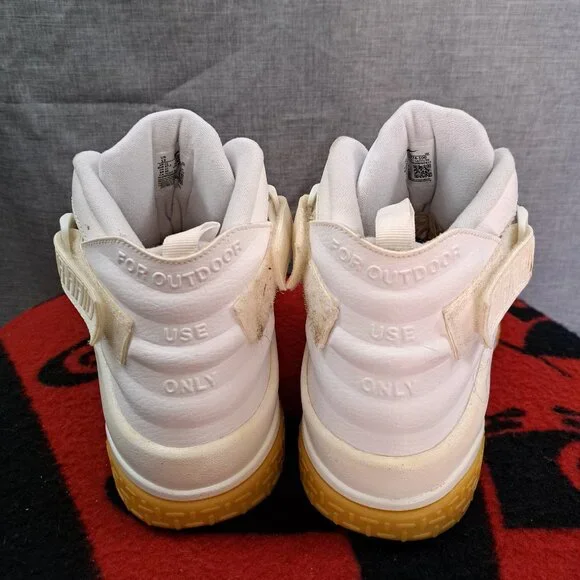 %Size 13 Nike Air Raid White Gum White Basketball Shoes DJ5974-100 Men / A 22